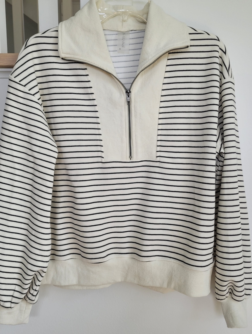 ALTAR'D STATE Striped Half-Zip Terry Pullover and Pants Set - Picture 3 of 9
